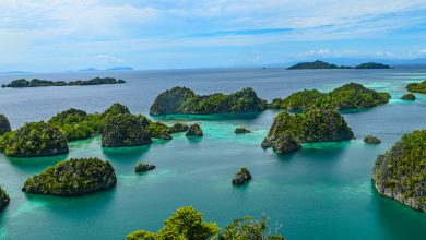 a-number-of-small-islands-in-a-body-of-water