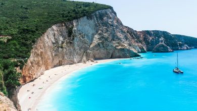 Lefkada Porto Katsiki Beach in Greece